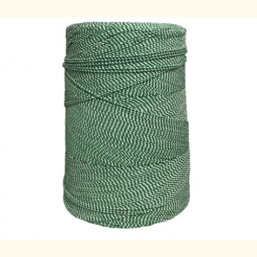 Elastic Twine 1200m Bobbin Green/White
